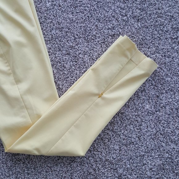 Natali Bolgar Ukrainian Designer High Waisted Skinny Suit Pants XS Zippers - Picture 10 of 11